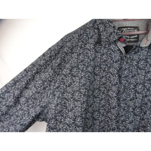 Tranquility & Mayhem Men's Shirt Size 4XLB Black Long Sleeve Button Down Top - Picture 3 of 11